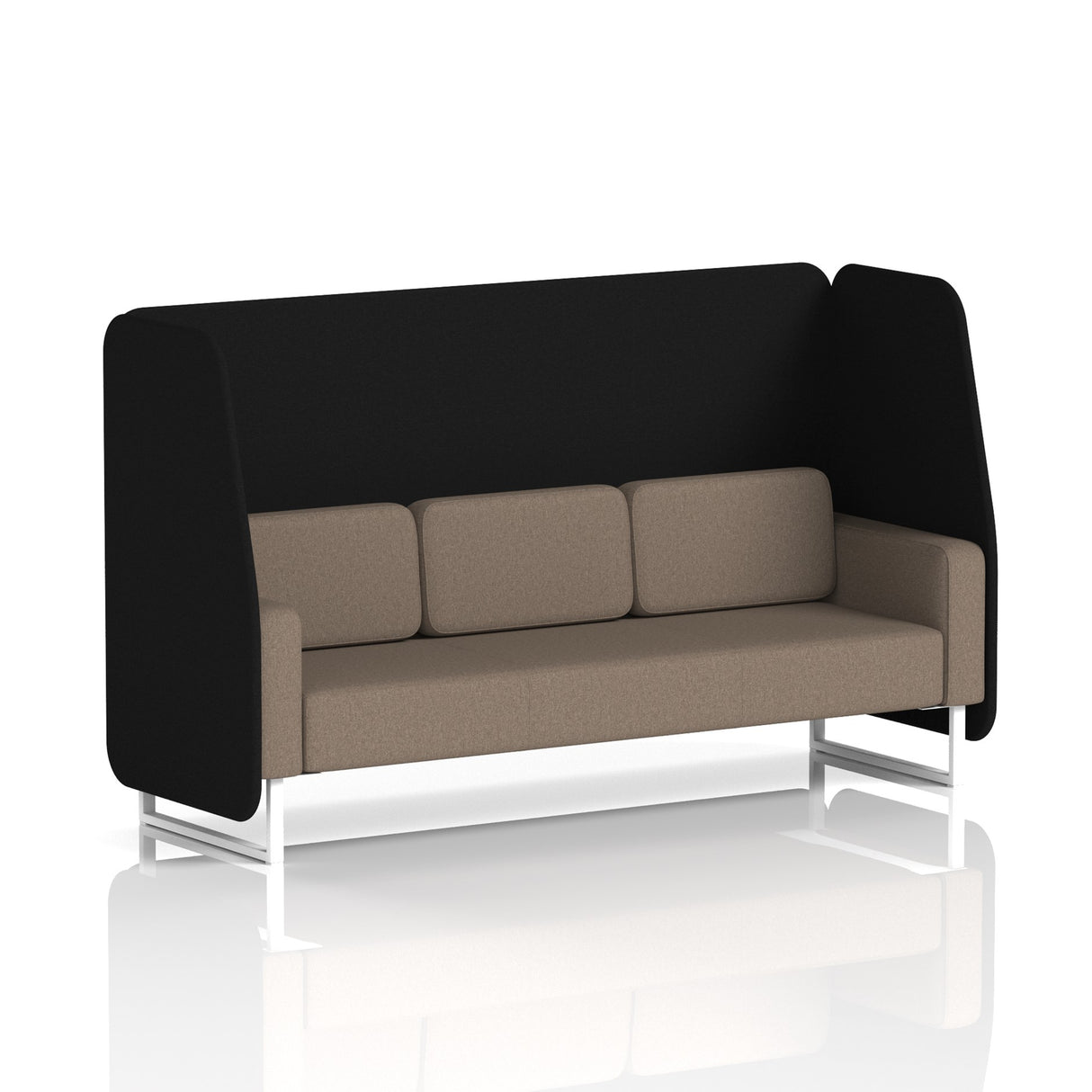 Henry 3 Seater Open Booth Two Tone