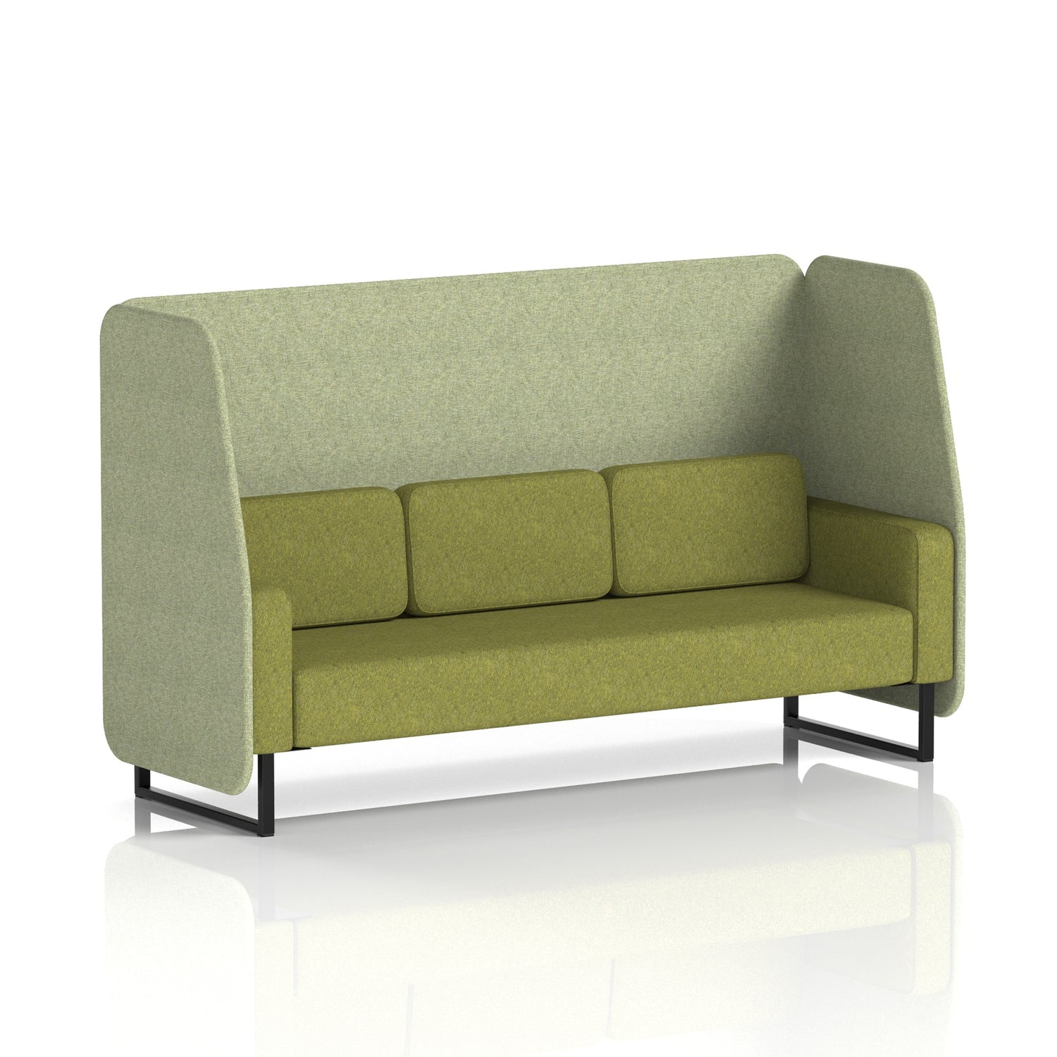 Henry 3 Seater Open Booth Two Tone