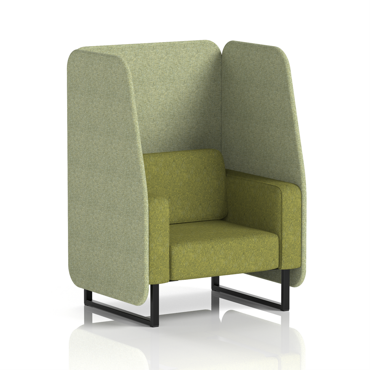 Henry 1 Seat Open Booth Two Tone