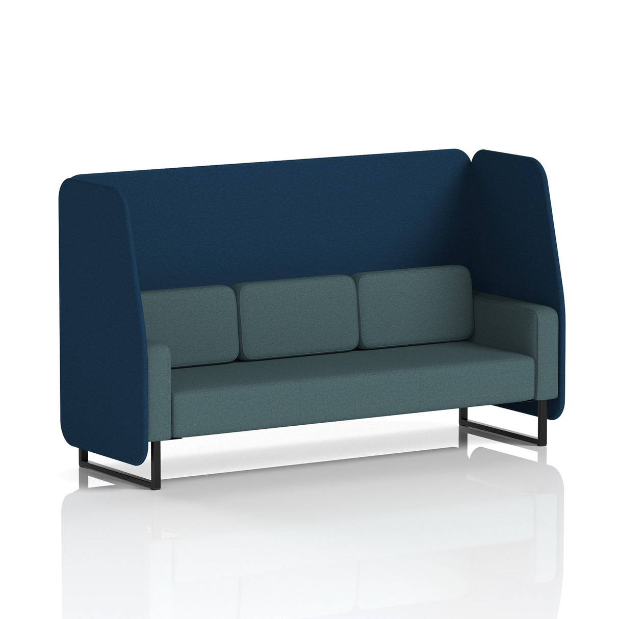 Henry 3 Seater Open Booth Two Tone