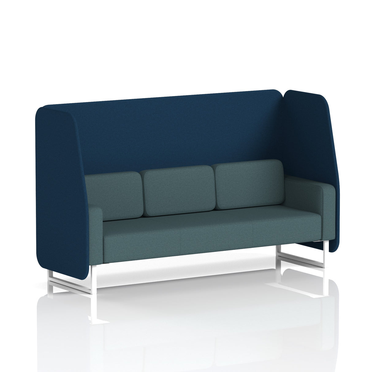 Henry 3 Seater Open Booth Two Tone