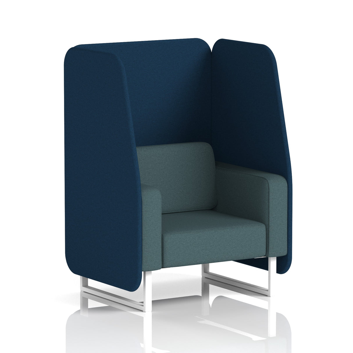 Henry 1 Seat Open Booth Two Tone