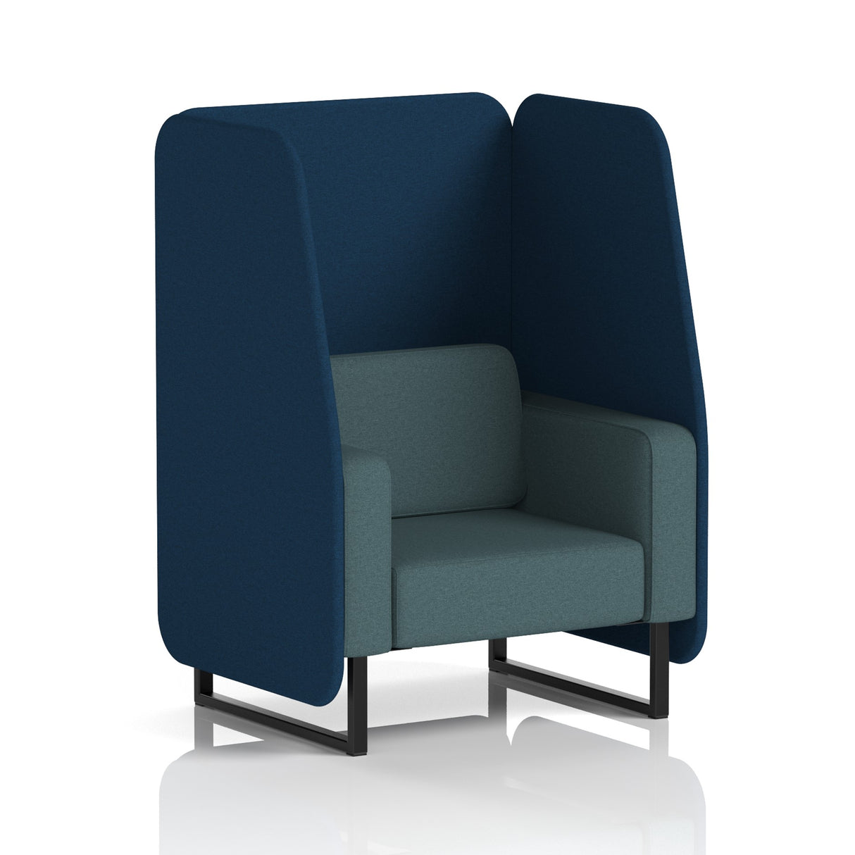 Henry 1 Seat Open Booth Two Tone