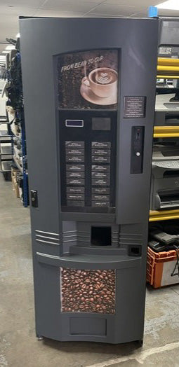 Dark Silver Coffee Vending Machine