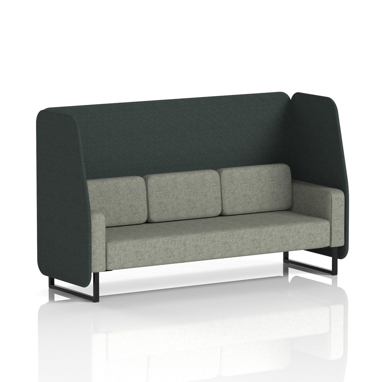 Henry 3 Seater Open Booth Two Tone