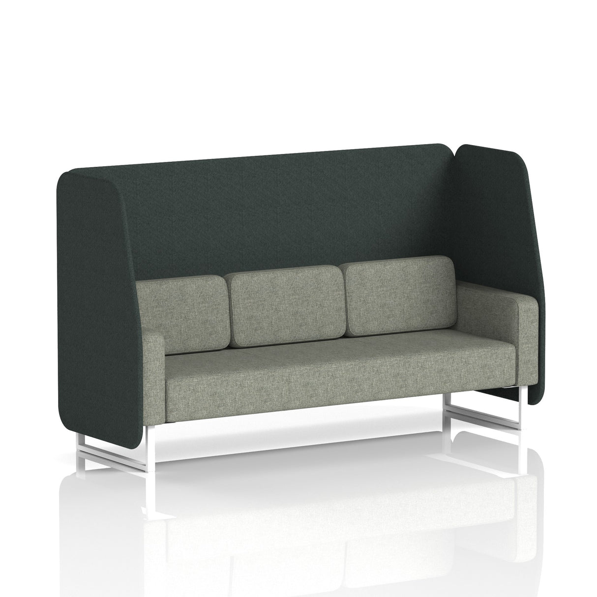 Henry 3 Seater Open Booth Two Tone