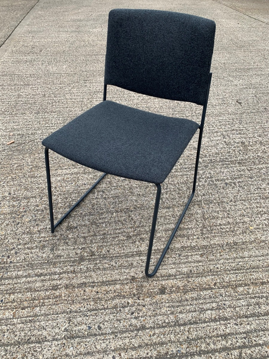 Charcoal Grey Stacking Chair