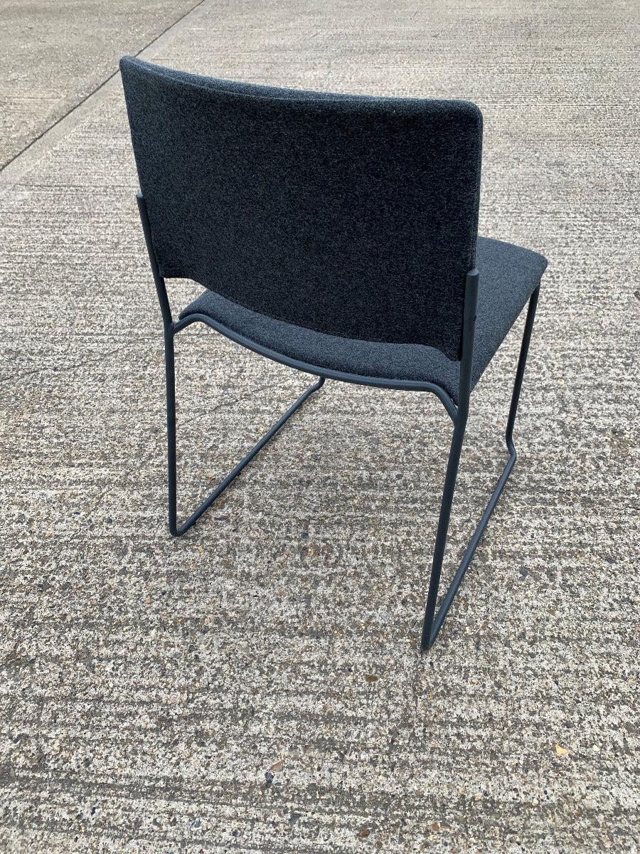 Charcoal Grey Stacking Chair