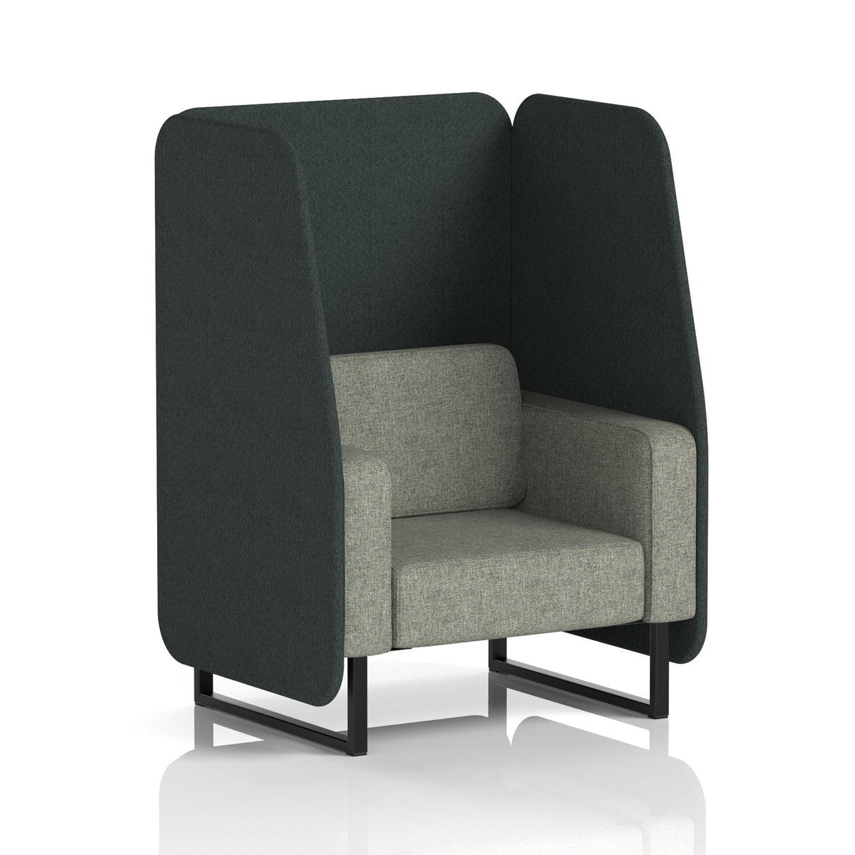 Henry 1 Seat Open Booth Two Tone