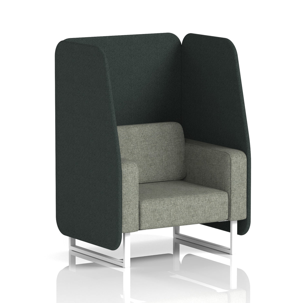 Henry 1 Seat Open Booth Two Tone