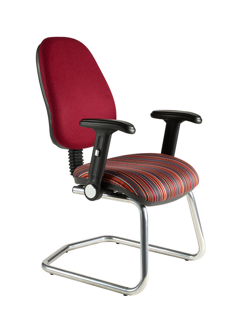 Chrome Cantilever Visitor/Meeting Chair
