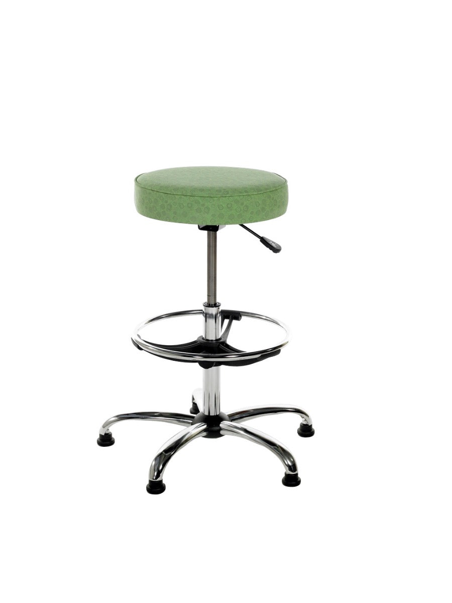 Chrome Swivel Stool