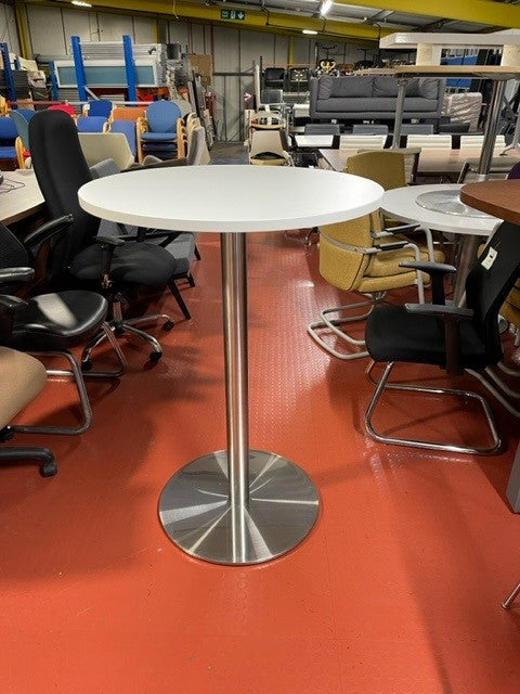 Tall Circular Poseur Table