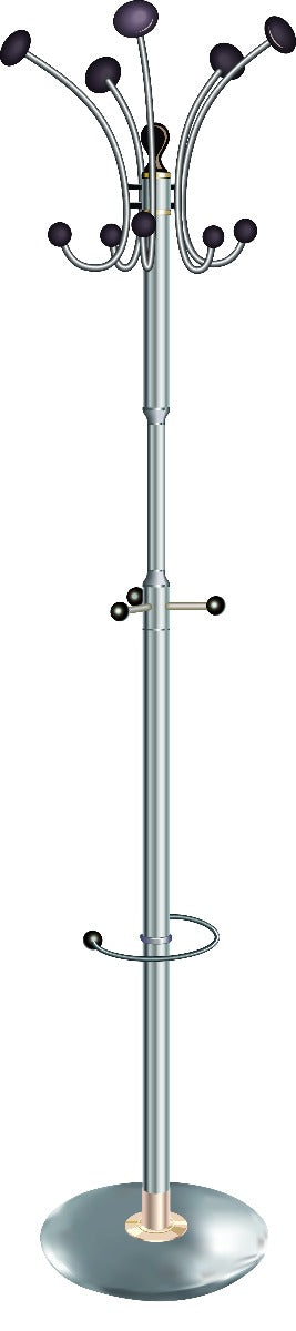 Executive Revolving Hat and Coat Stand H: 1780