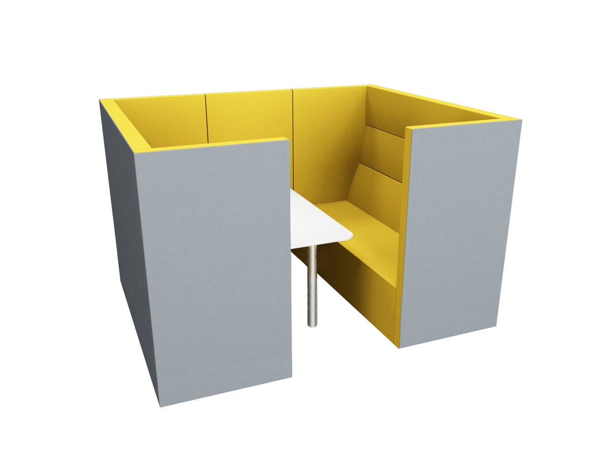 Tall Booth Seating Unit with Table