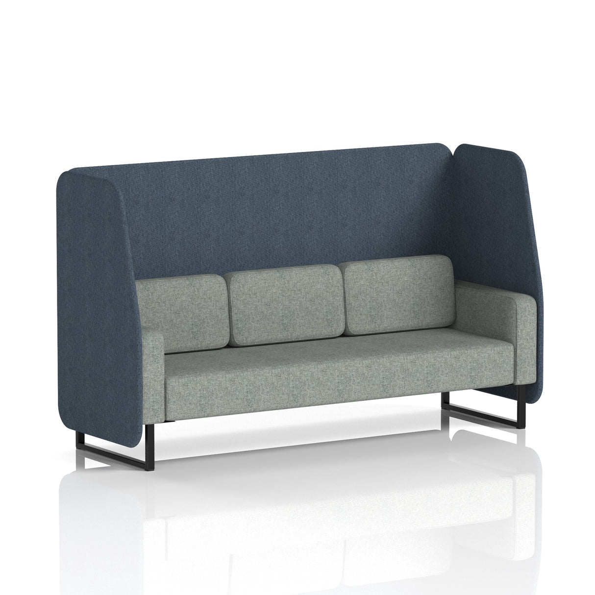Henry 3 Seater Open Booth Two Tone