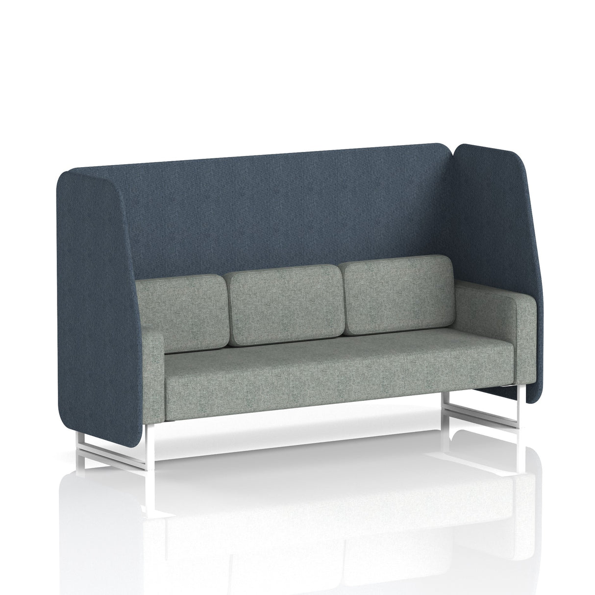 Henry 3 Seater Open Booth Two Tone