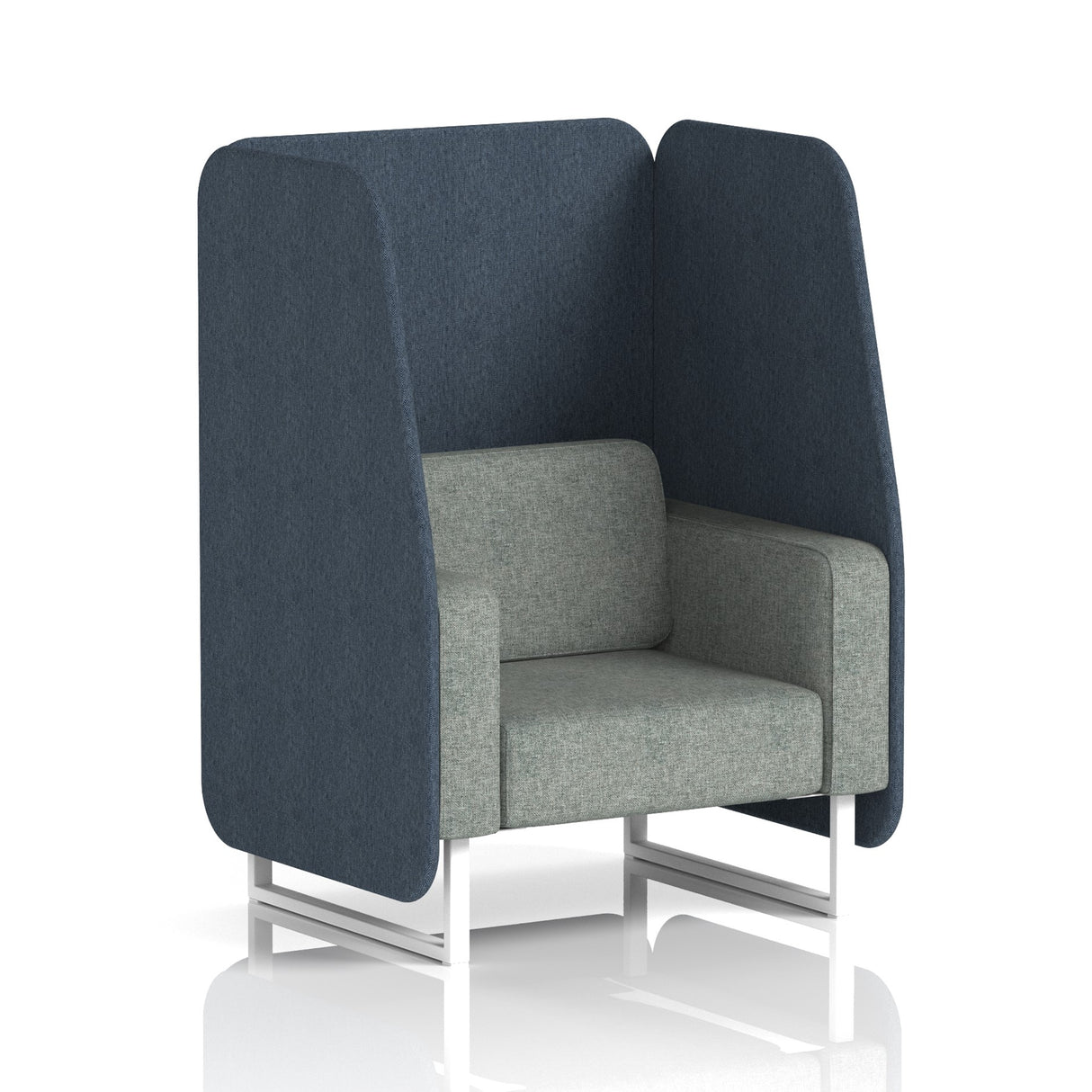 Henry 1 Seat Open Booth Two Tone