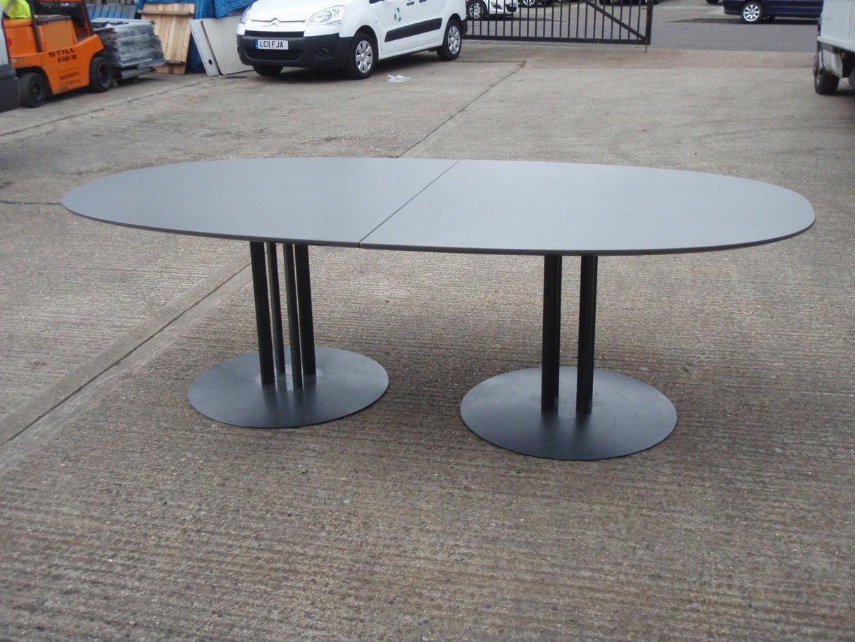 Dark Grey Boardroom Table