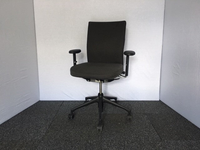 Dark Grey Vitra Swivel Base Desk Chair