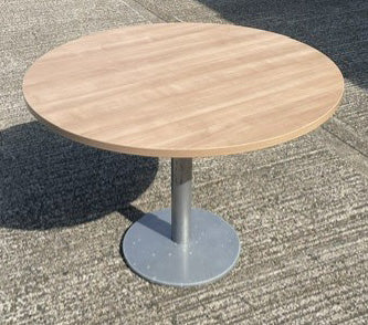 Portofino Pedestal Grey Base Table 1000