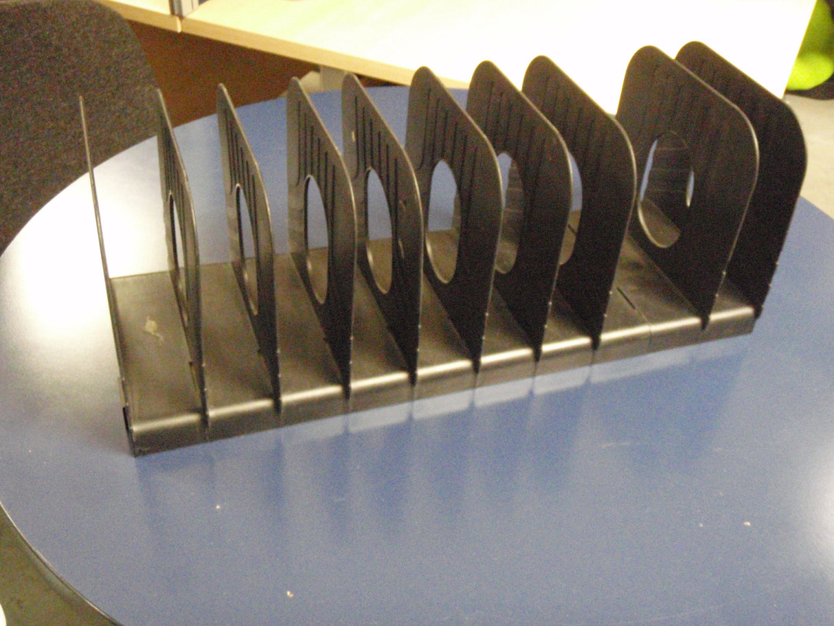 Black Desk Top File Rack