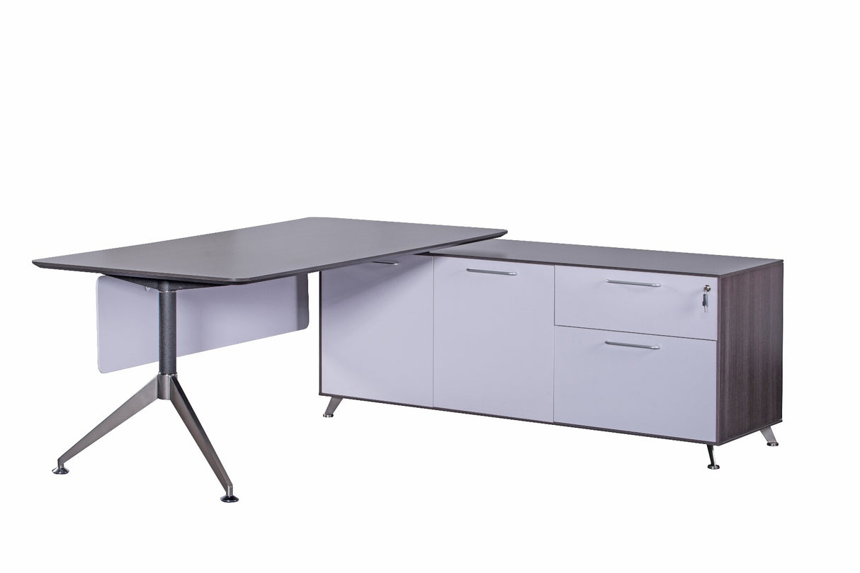Executive Desk With Right Hand Return Unit