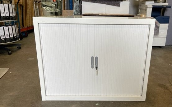 Hayworth Desk High Tambour Storage Cabinet