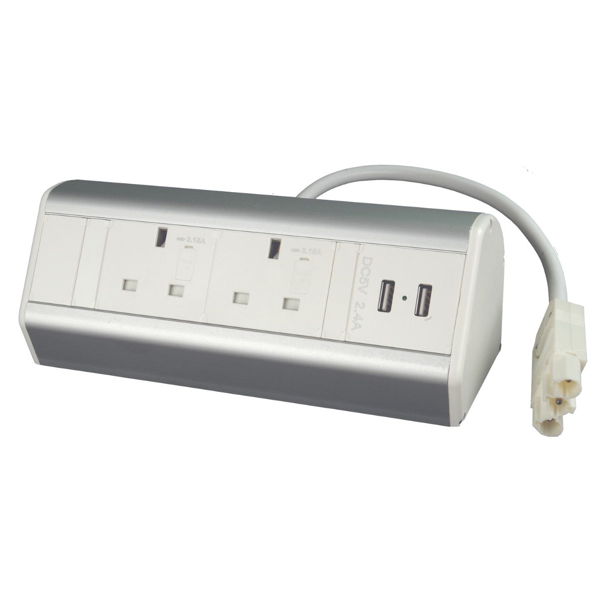 Desktop Power Box with 2m Cable