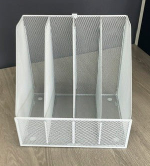 White Mesh Magazine Holder
