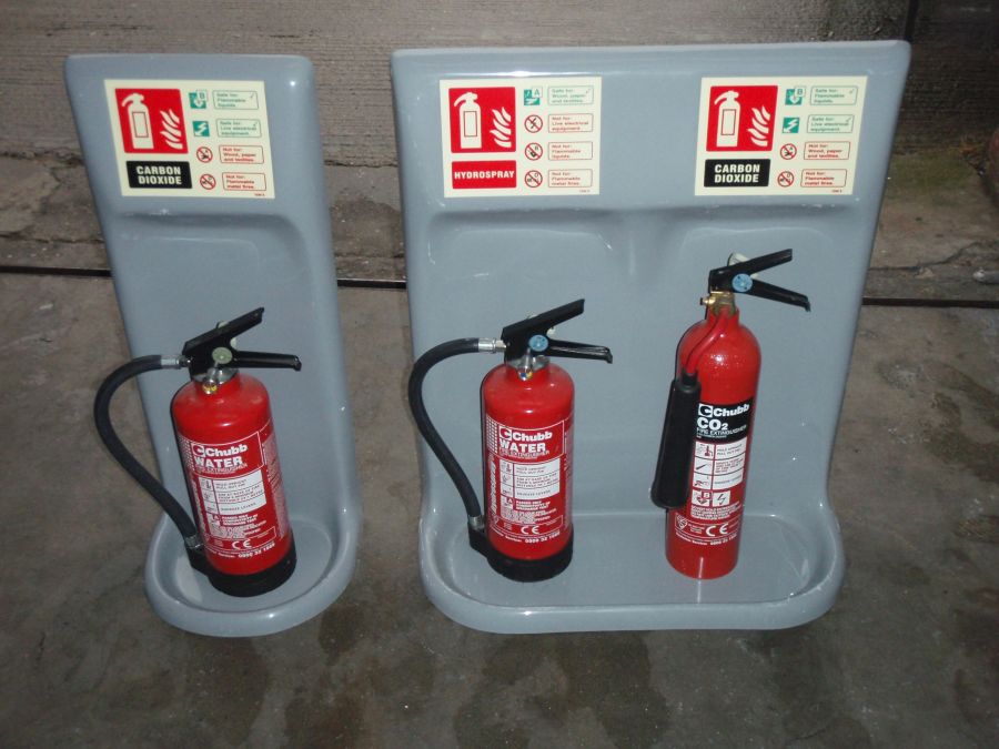 Fire Stands and Exstinquishers