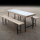 Folding Table and Benches