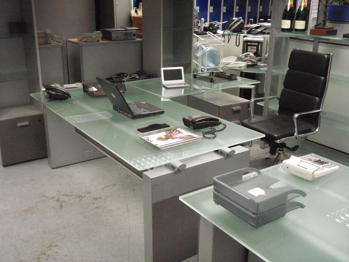 Glass Executive Desk