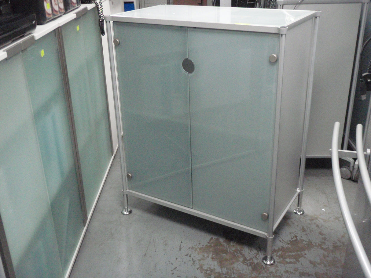 Glazed Hospital Style Cabinet