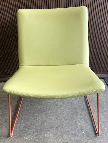 Connection Low Coffee Table + Leather Chairs