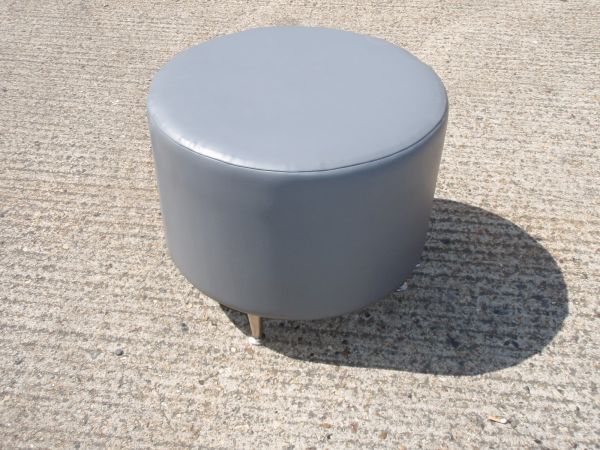 Grey Round Reception Seat Units