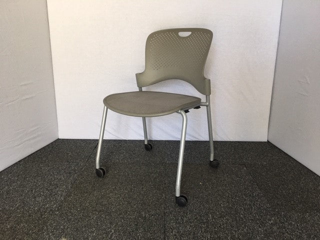 Grey Perforated Chair