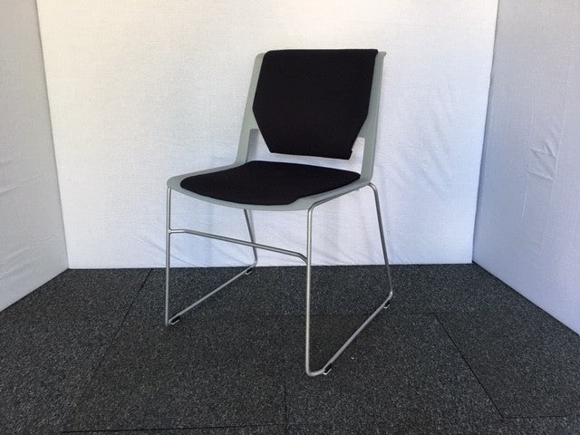 Haworth Cadeira Grey & Black Meeting Chair