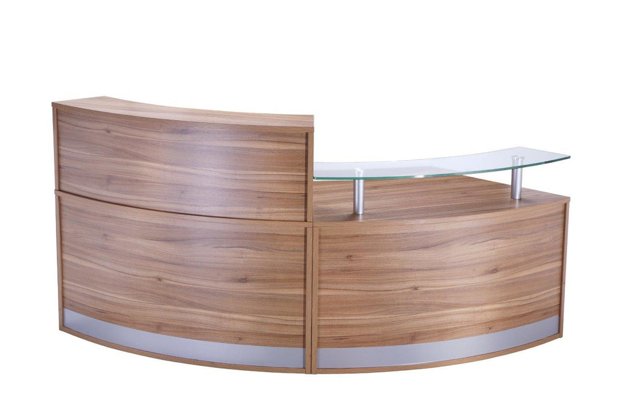 High Curved Reception Desk Unit