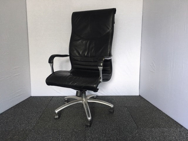 High Back Leather Executive Desk Chair