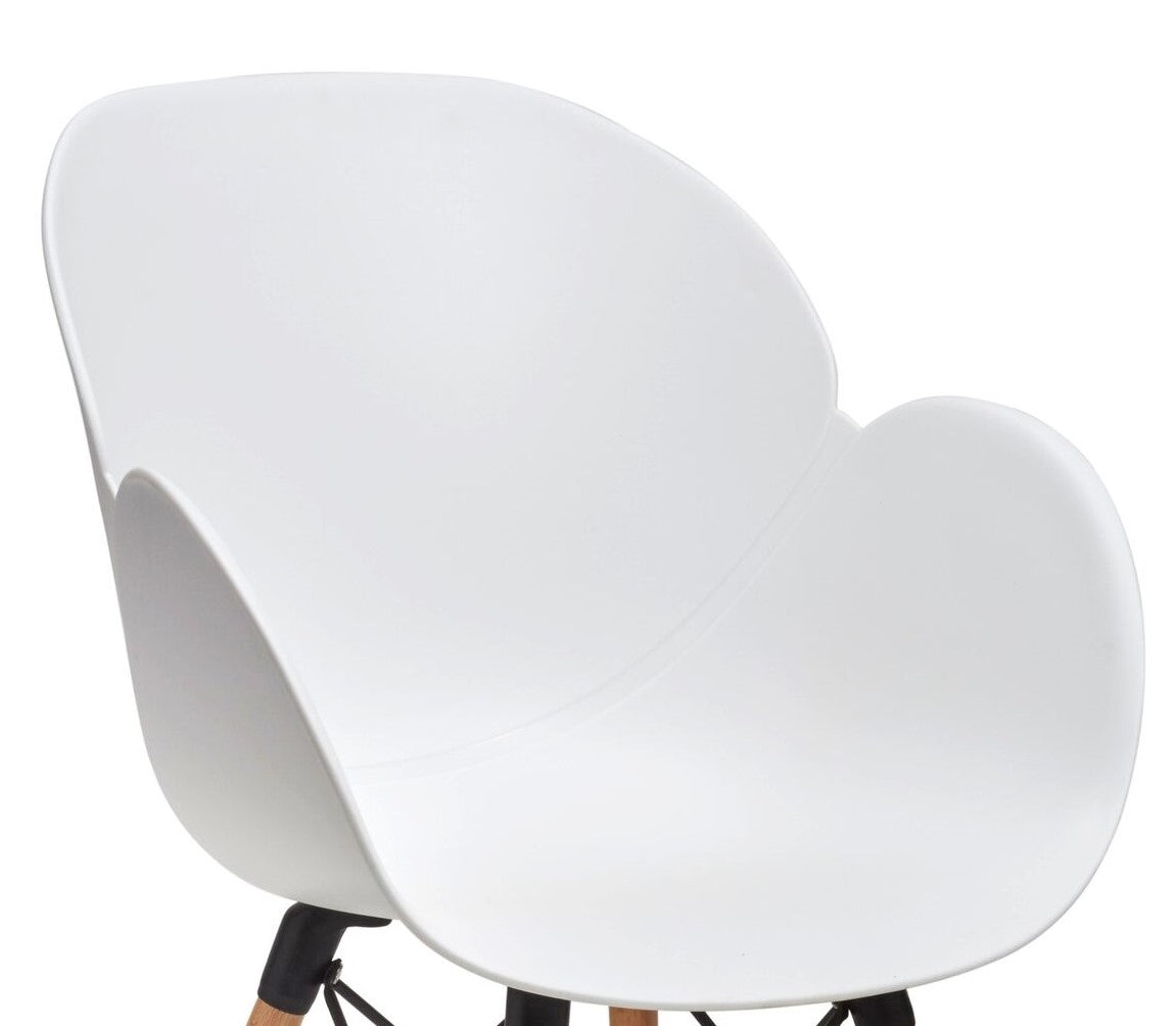 Linton Arm Chair with Black Steel Frame