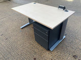 Straight Desk 1400x800 plus Pedestal