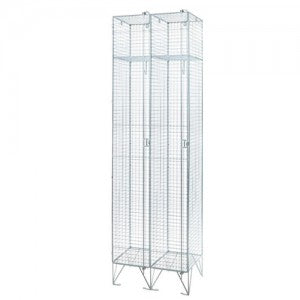 Mesh Single Door Locker Nest of Two