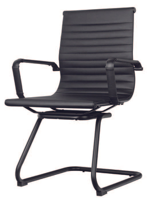 MIL Cantilever Black Chair