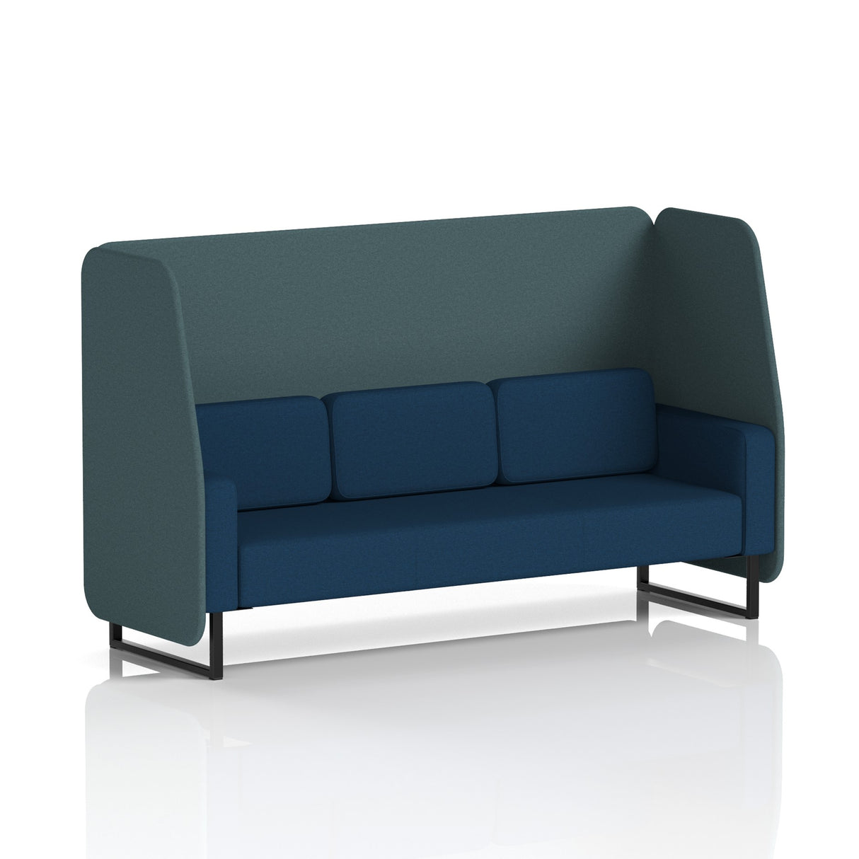 Henry 3 Seater Open Booth Two Tone