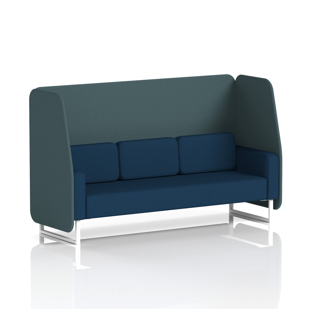 Henry 3 Seater Open Booth Two Tone