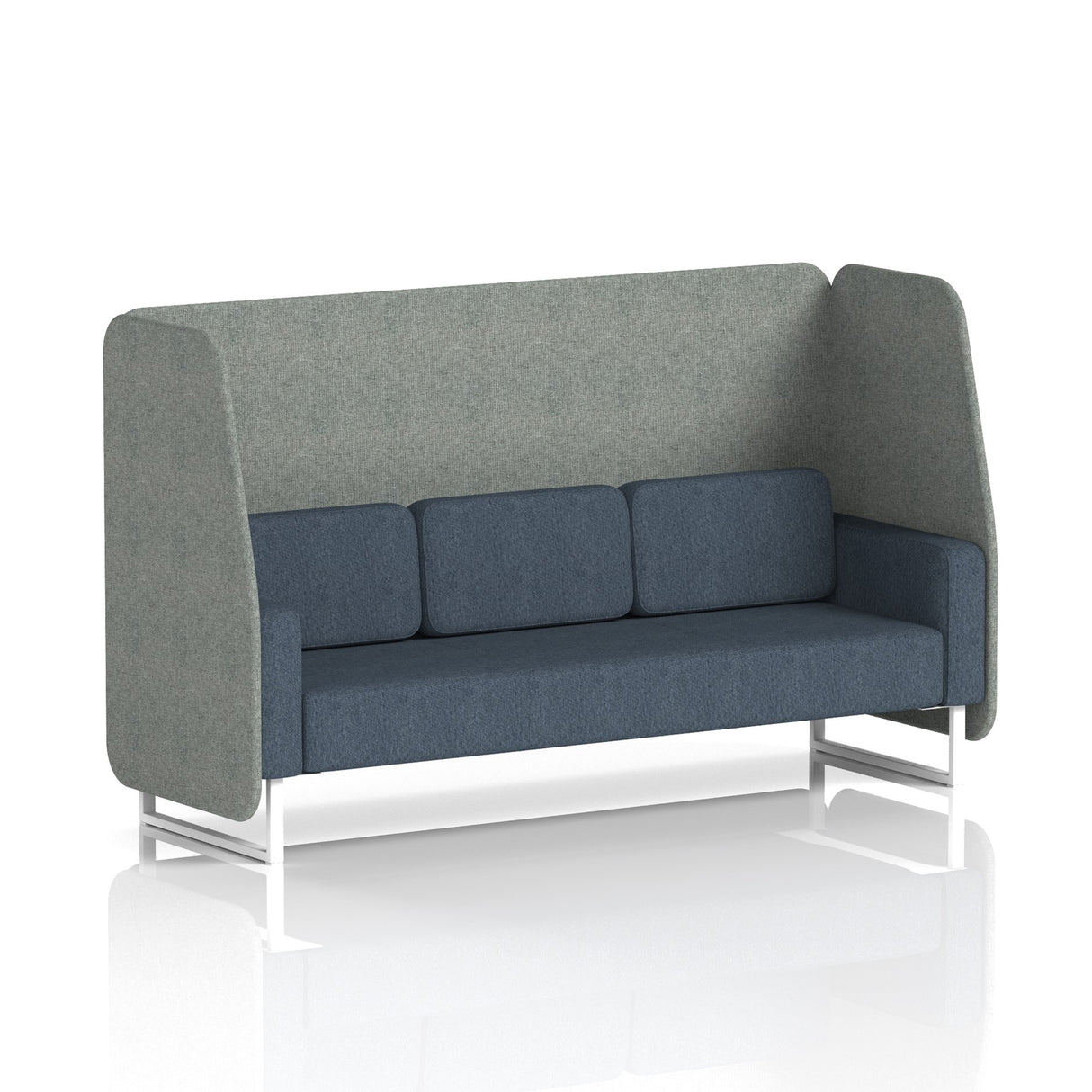 Henry 3 Seater Open Booth Two Tone