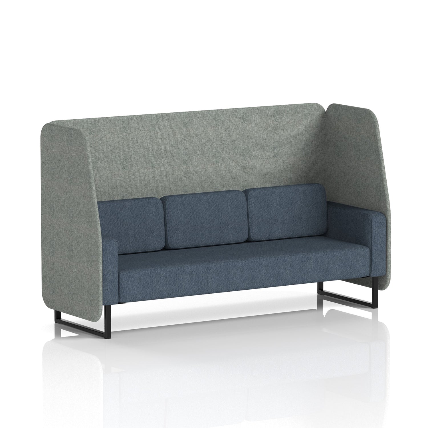 Henry 3 Seater Open Booth Two Tone