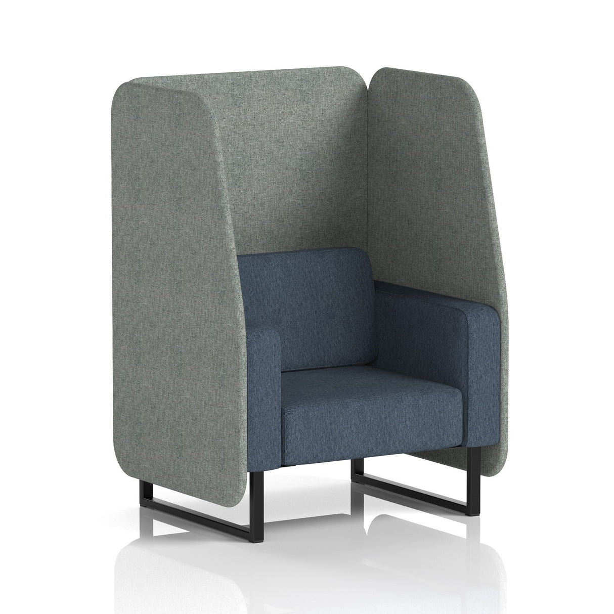 Henry 1 Seat Open Booth Two Tone