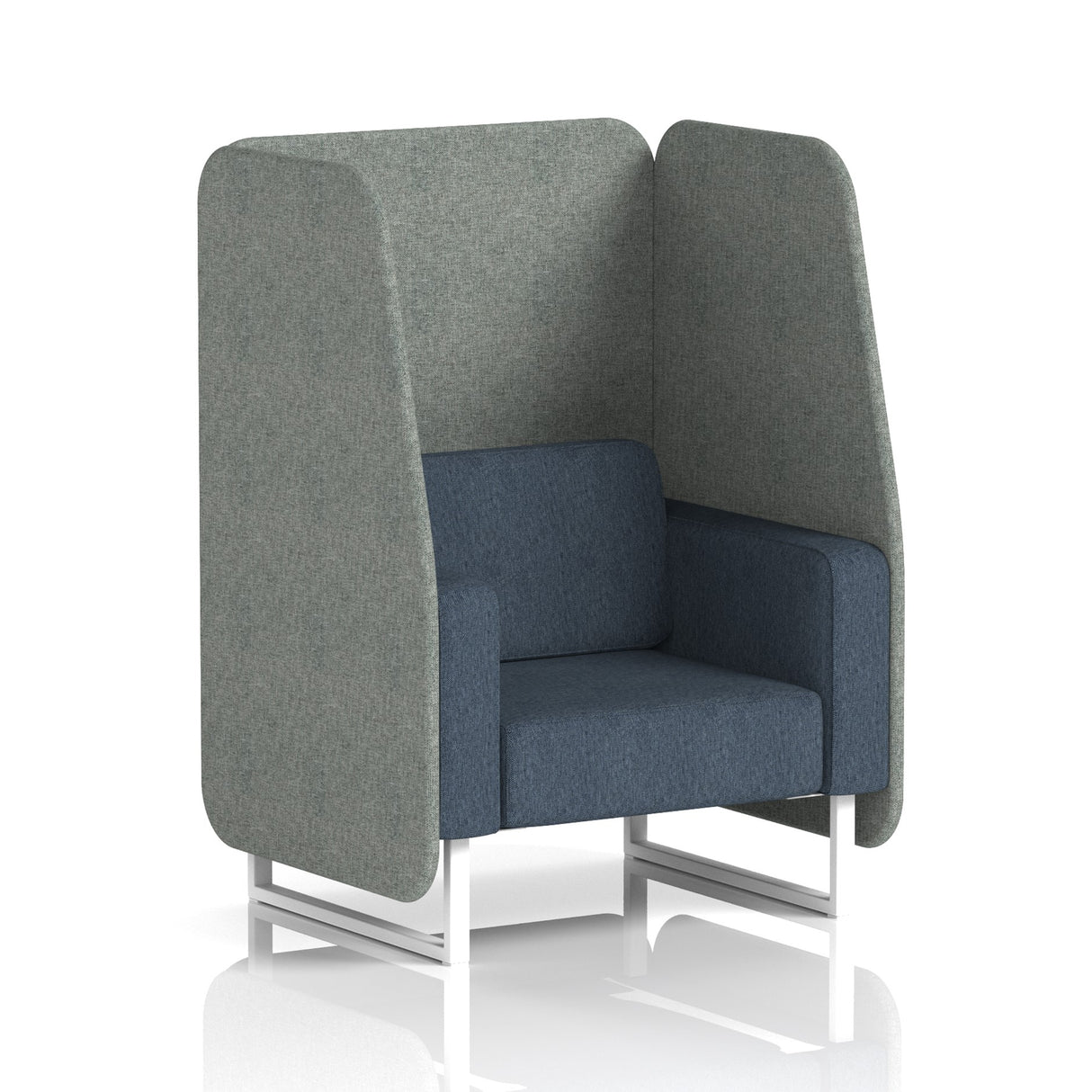 Henry 1 Seat Open Booth Two Tone